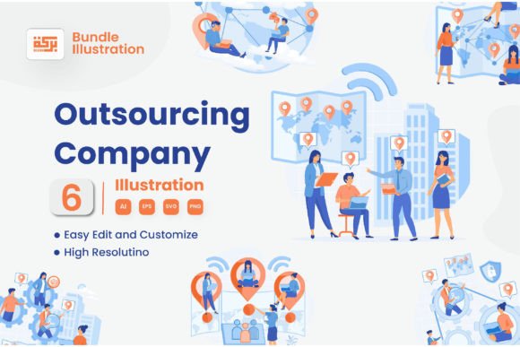 Download Outsourcing Company Set Bundle - Company Collection