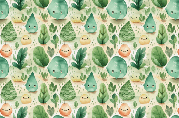 Download Watercolor Nature Patterns - Colorful - Colorful Collection