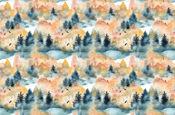 Download Watercolor Nature Patterns - Colorful - Colorful Collection