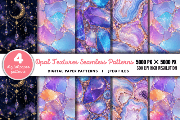 Download Opal Textures Digital Paper Pattern - Opal texture Collection