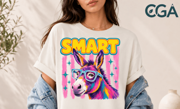 Download Smart Ass Colorful Donkey Pun Png - Colorful Collection