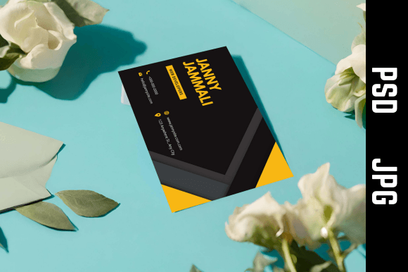 Download Business Visiting Card Mockup - Visiting Collection
