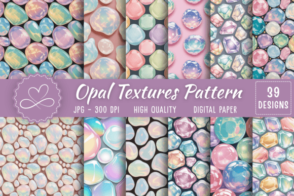 Download Opal Textures Digital Paper - Opal texture Collection