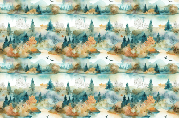 Download Watercolor Nature Patterns - Colorful - Colorful Collection