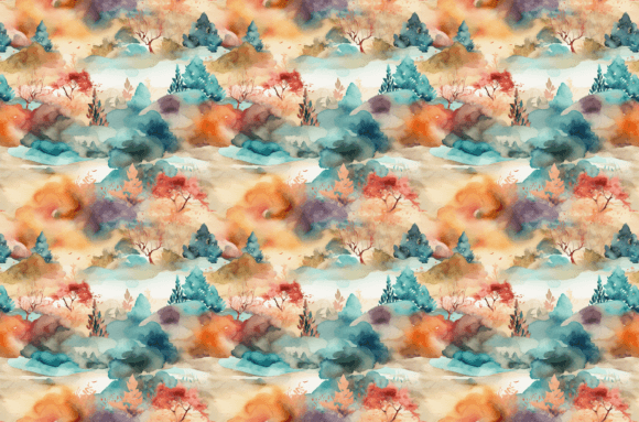 Download Watercolor Nature Patterns - Colorful - Colorful Collection